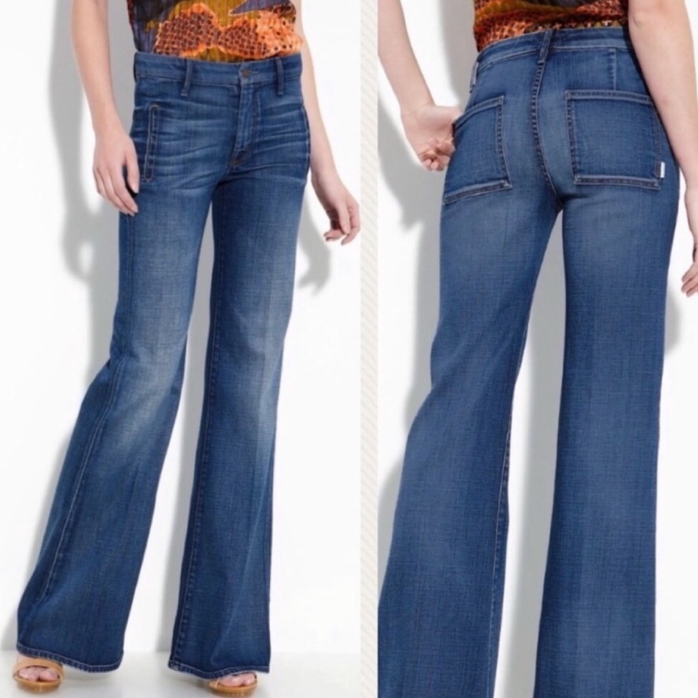 MOTHER The Drama Cry of the Peacock Wide Leg jeans size 29